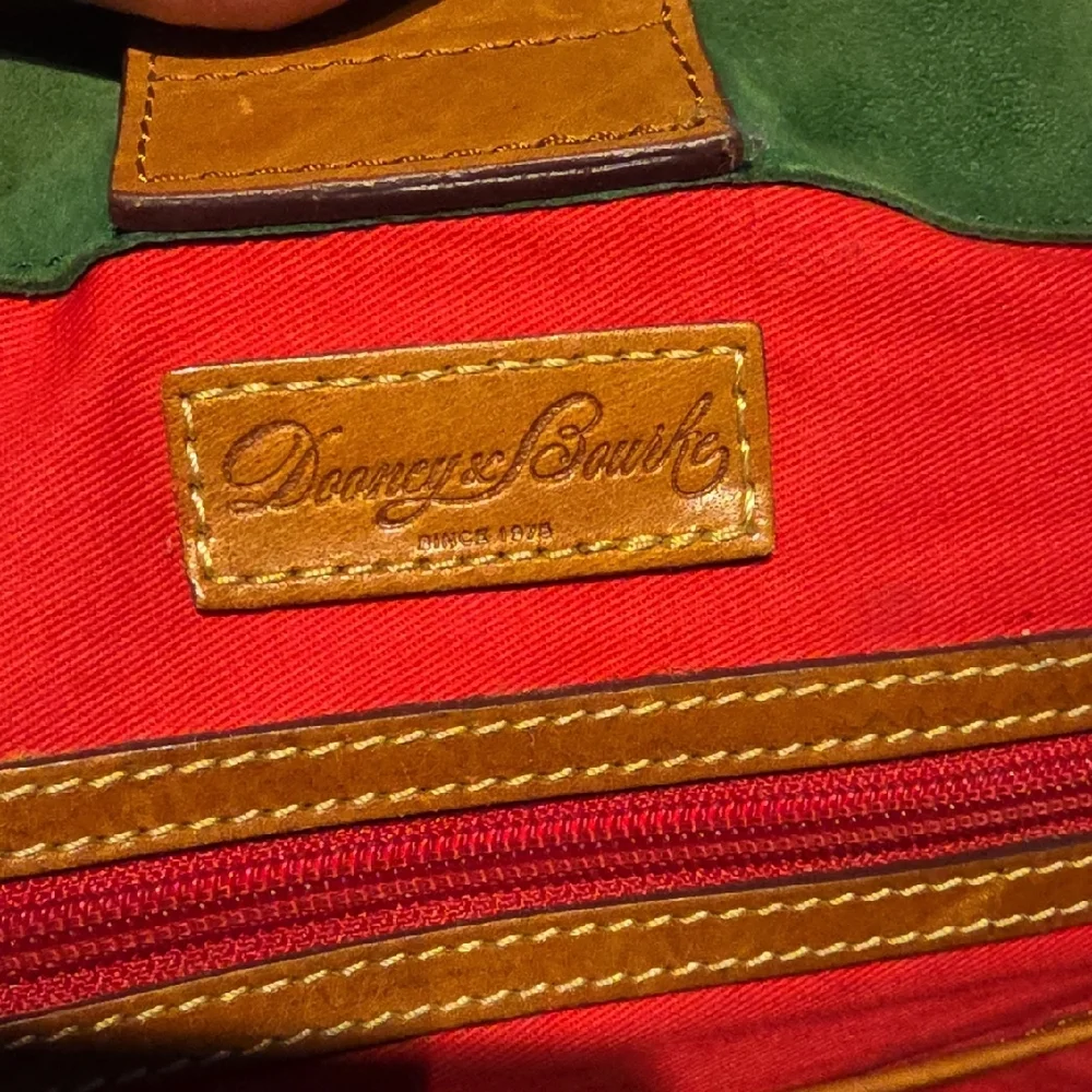 Dooney & Bourke Beige and Brown Signature Tote - Picture 9 of 16